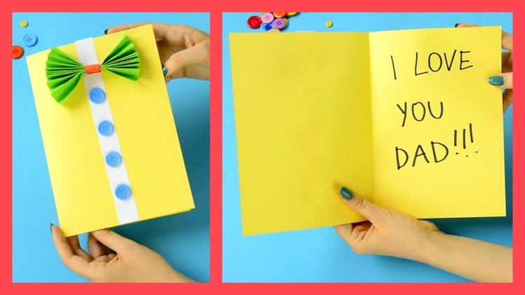 Father's Day Card - fun crafts for kids