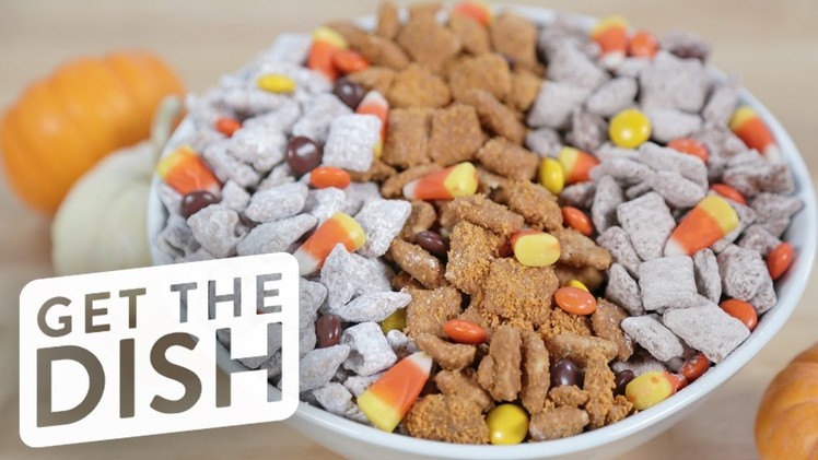 Halloween Candy Puppy Chow | Get the Dish