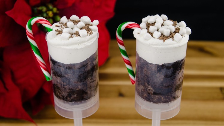 Hot Chocolate Push Pops: Push Up Brownies Pops from Cookies Cupcakes and Cardio