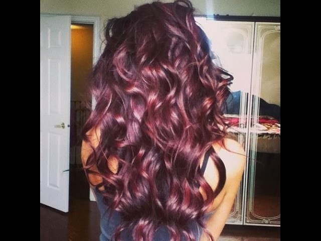 How to achieve a deep burgundy hair colour
