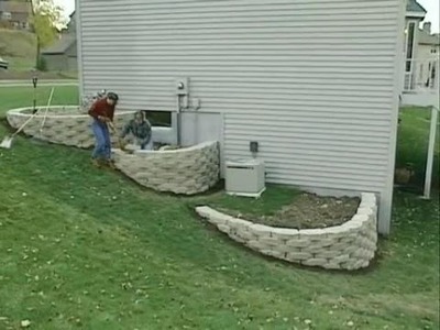 How to build a 3 tier retaining walls