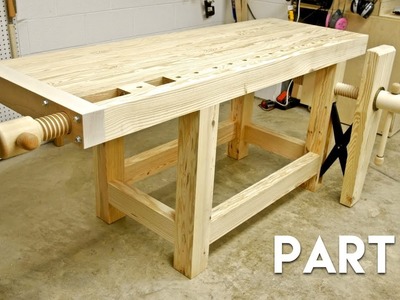How To Build A Woodworking Workbench Part 2