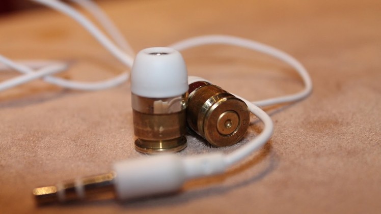How To Make Awesome Earphones | Badass Bullet Cartridge Headphones