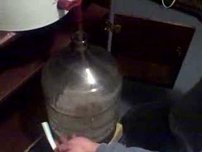 How to Make Mead - part7: Transferring to glass carboy