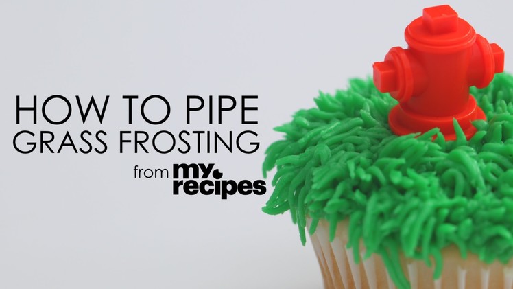 How to Pipe Grass Frosting