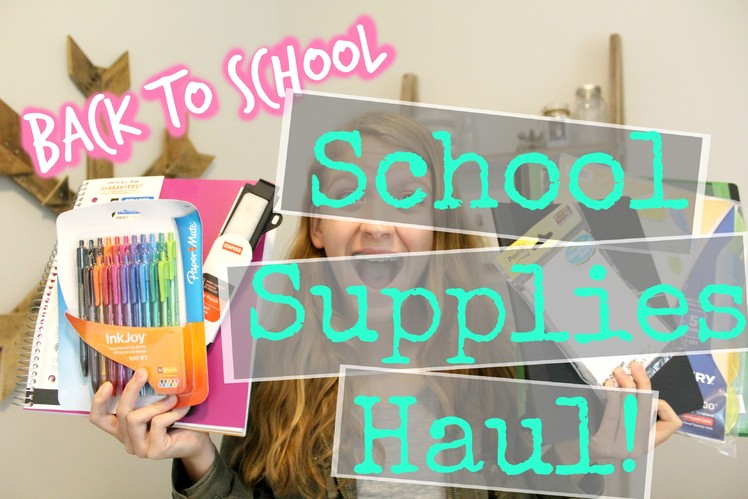 HUGE Back To School Supplies Haul Pt.2!! Staples and Office Depot!!