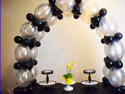 Large Balloon Arch tutorial no helium without stand great for entrance ways and tunnels! Quick Links