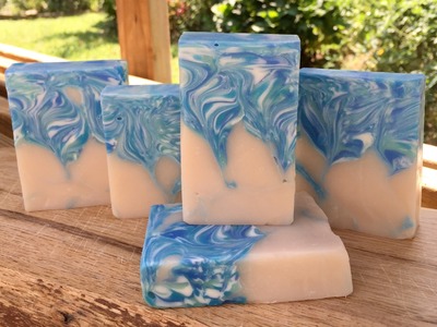 Linear Mantra Marbles Swirl in CP Soap