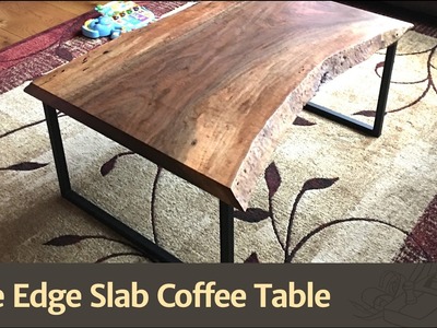 Live Edge Slab Coffee Table