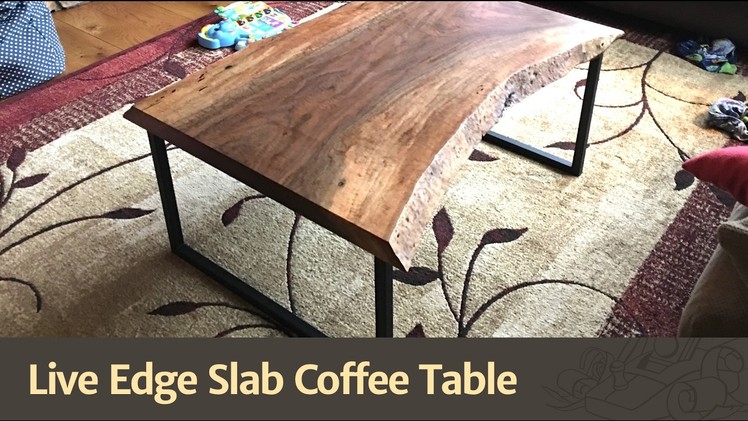 Live Edge Slab Coffee Table