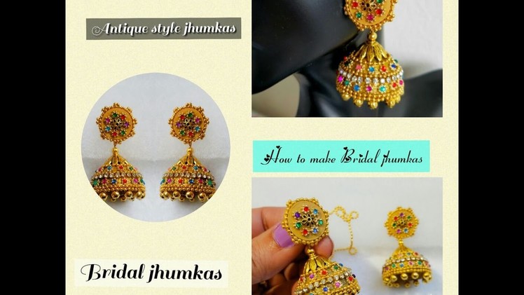 Making Bridal Jhumkas with Quilling
