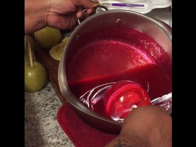 Making Candy Apples???? From Beginning To End!!