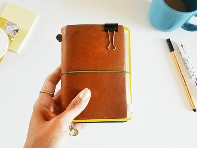 (Midori) Traveler's Notebook Passport Size- Wallet Setup