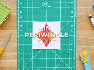 Mini Periwinkle Quilt Snips - Mini Quilting Tutorial