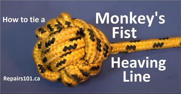 Monkey's Fist Heaving Line - How To Tie This Useful Knot