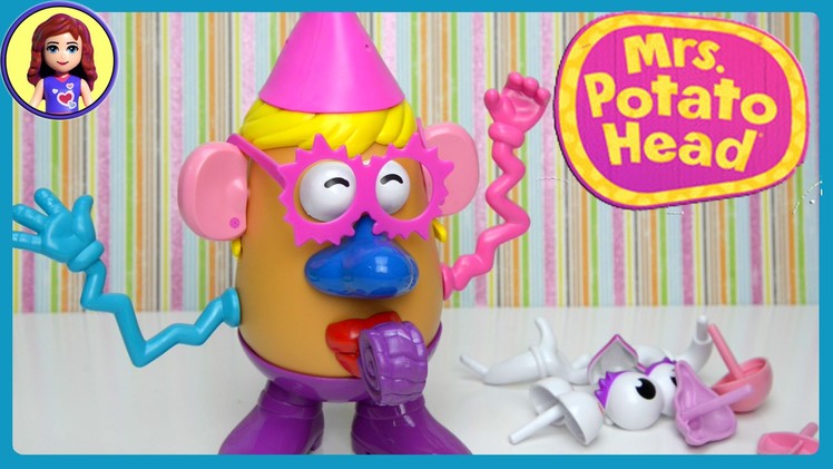 Mrs. Potato Head Party Spudette Toy Figure Set Unboxing Review Play - Kids Toys