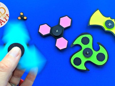 *NEW* Fidget Spinner DIY TEMPLATES without bearings - Post It Note Fidget Spinner DIY