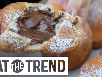 Nutella Stuffed Deep-Fried Pastries | Eat the Trend