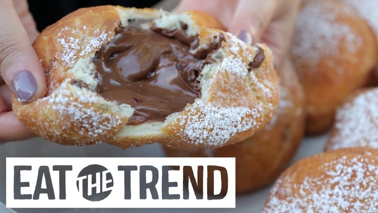 Nutella Stuffed Deep-Fried Pastries | Eat the Trend