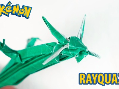 Paper Pokemon - Origami Rayquaza - レックウザ Tutorial (Henry Pham)