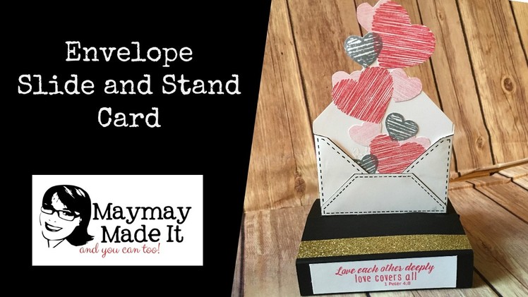 Stand Up Exploding Envelope Card Tutorial {Thanks Aunt Dottie!}