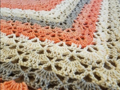 The "Cloister Shell Shawl" Crochet Tutorial