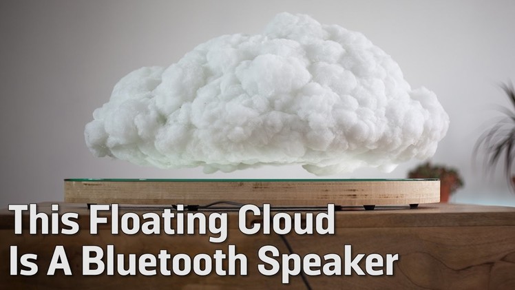 This Floating Cloud Is A Bluetooth Speaker
