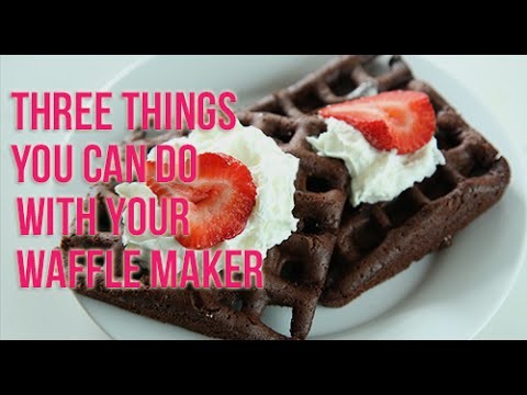 Three Desserts You Can Make With A Waffle Maker