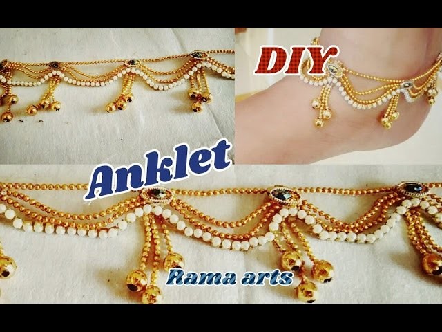 Trendy Anklets - How to make Anklets | jewellery tutorials