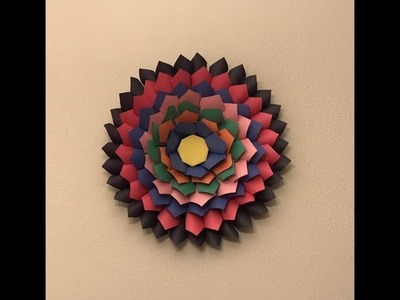 Wall Decorations From Construction Paper - DIY Crafts