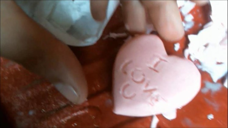 39. How to carve in soap Heart sculpture