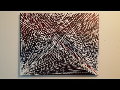 Abstract Painting Art Demo - "Life Lines" Embrace The Matrix