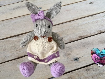 Amigurumi lapin tricot 2.3. Miss Bunny amigurumi knit (english subtitles)