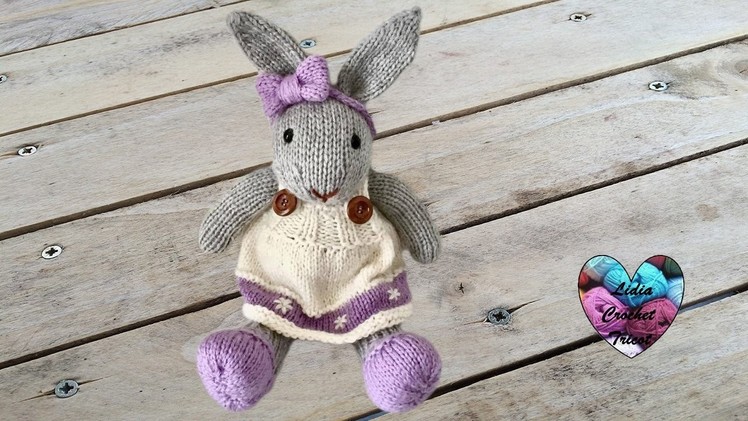 Amigurumi lapin tricot 2.3. Miss Bunny amigurumi knit (english subtitles)
