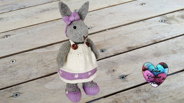Amigurumi lapin tricot 3.3. Miss Bunny amigurumi knit (english subtitles)
