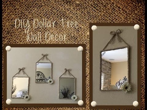 DIY Dollar Tree Wall Decor. .