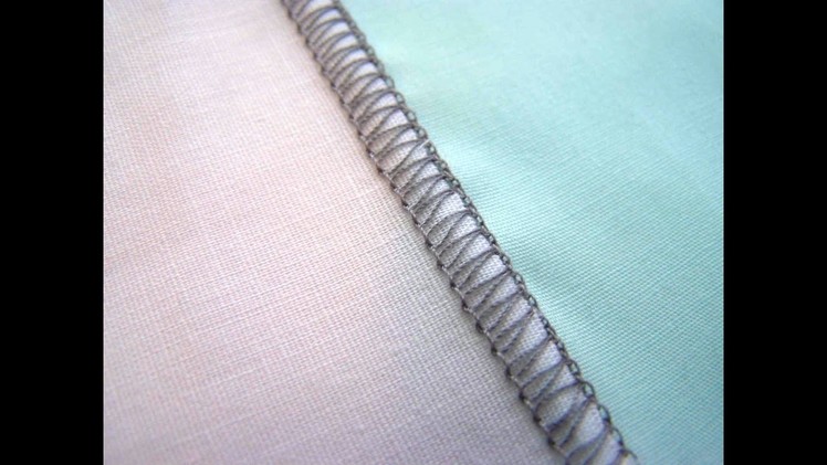 Diy professional edge without a serger