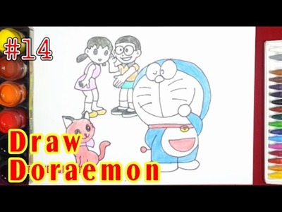 Drawing for Children - How to draw Doraemon paintings and friends  #14