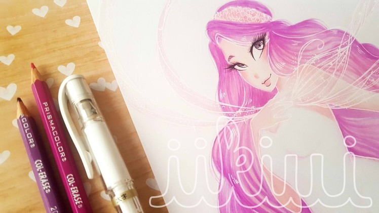 Elemental Ladies Series: Love (#9) -Watercolor Speedpaint ♡ iiKiui