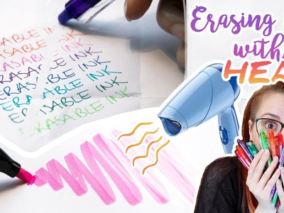 ERASABLE INK HACKS - FriXion Pens Tips & Tricks