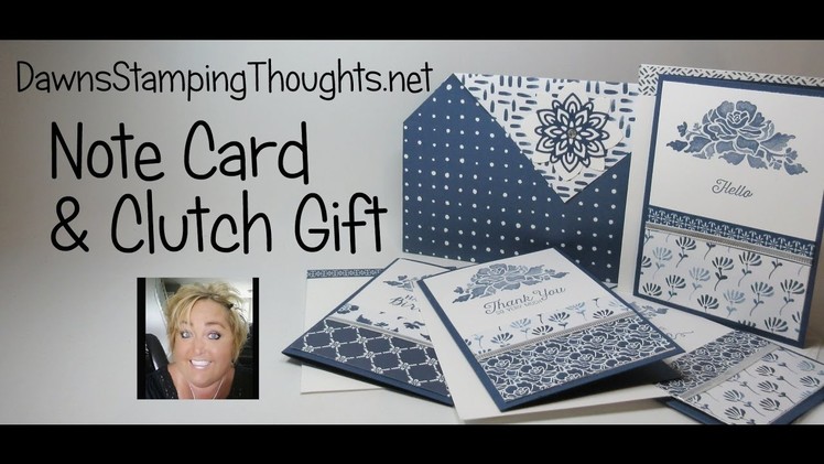 Floral Boutique Note Cards & Clutch Gift featuring Stampin'Up! Products