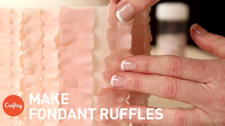 Fondant Ruffles on a Cake | Cake Decorating Tutorial with Jessica Harris