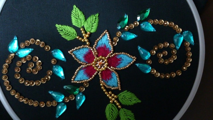 Hand embroidery designs. Beads and chamky work for dresses, ghagras, sarees and blouses