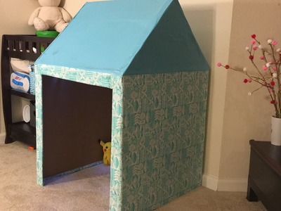 How to build a cardboard playhouse for kids Time-lapse video