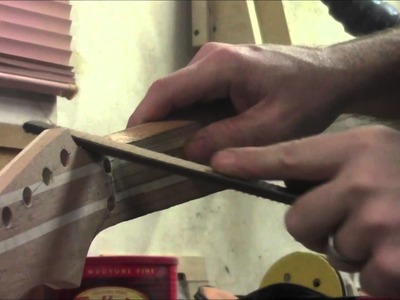How to Build an Electric Guitar-Video 17-Carving the Neck