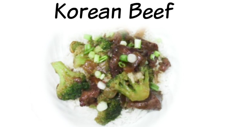 How To Make Crock Pot- Korean Beef