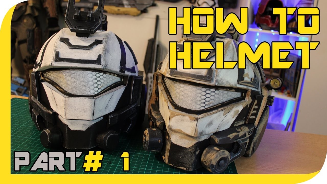 HOW TO: TITANFALL 2 Pulse Blade Pilot helmet Cosplay Prop - Part 1.