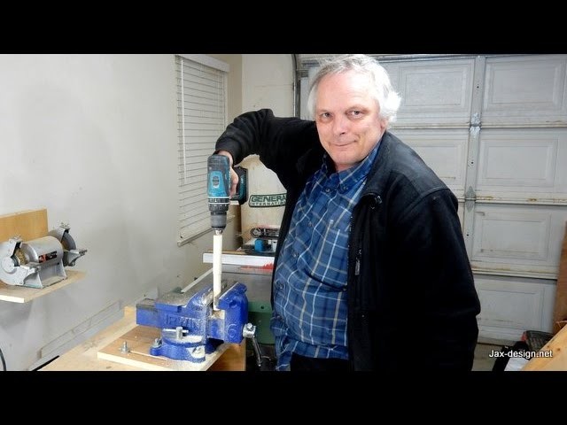 Make Dowels,  Only Using Your Vise.