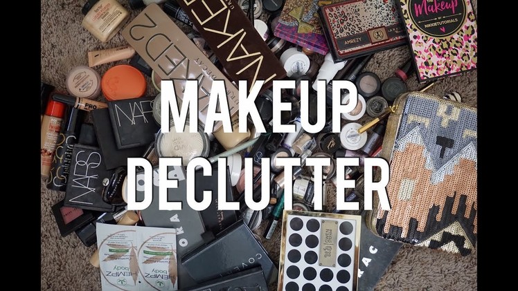MAKEUP DECLUTTER! | My Entire Collection