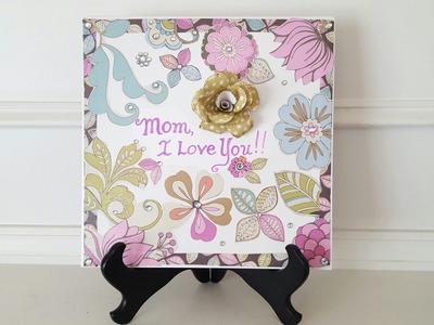 Mother's Day Gift Idea | Mod Podge Ceramic Tile
